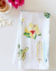 Tropical tea towel