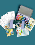 Cape Harbor watercolor painting kit