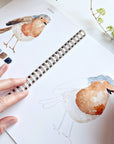 Emily Lex Birds watercolor workbook