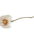 Felt Poppy Flower - White