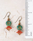 Farmers Market Czech Glass Statement Earrings