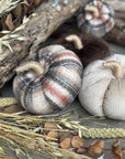 Medium Sienna Plaid Pumpkin