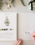 Classic christmas watercolor workbook