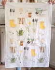 Gardening tea towel