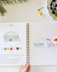 Emily Lex Camping watercolor workbook