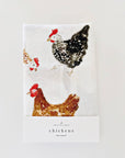 Chickens tea towel