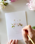 Bouquets Paintable Notecards