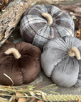 Med. Gray Corduroy Pumpkin