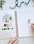 Emily Lex Winter watercolor workbook