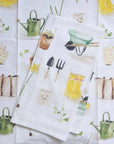 Gardening tea towel