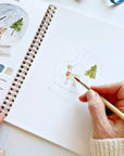 Emily Lex Winter watercolor workbook