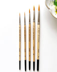Watercolor paintbrush