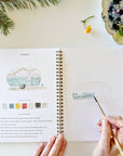 Emily Lex Camping watercolor workbook