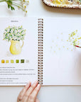 Emily Lex Flowers watercolor workbook
