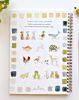 Emily Lex Animals watercolor workbook