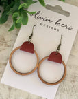 Wood Hoops - Rust