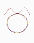 Amethyst Healing Gemstone Stacking Bracelet