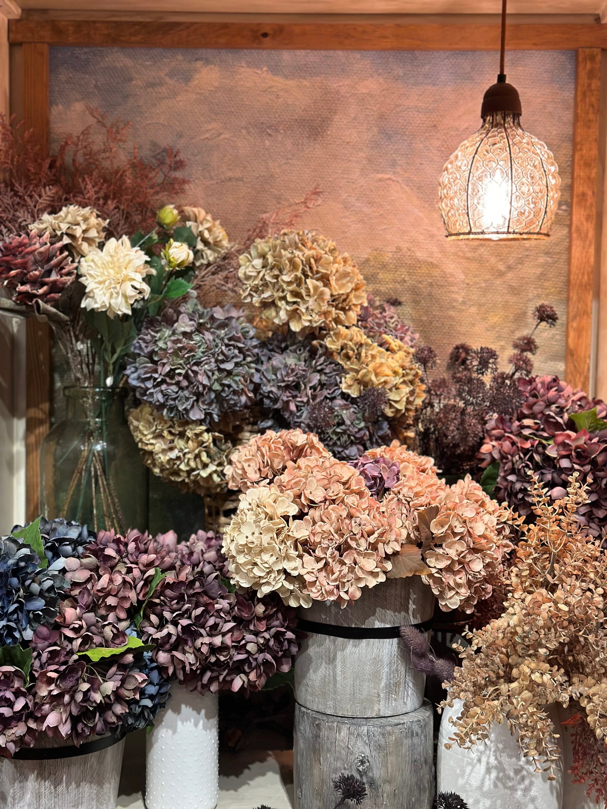 Faux Flower Stems-Bunches