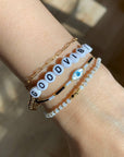 Moonstone Healing Gemstone Stacking Bracelet