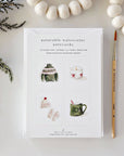 Warm + cozy paintable notecard