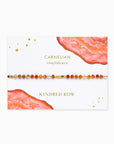 Carnelian Healing Gemstone Stacking Bracelet