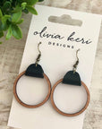 Wood Hoops - Black