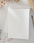 Gingerbread paintable notecards