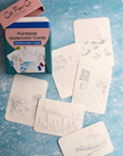 Paintable Watercolor Card Deck - Mediterranean Coast