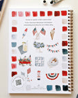 Americana watercolor workbook