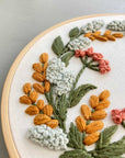 Hand Embroidery Kit - Kensington in Amber