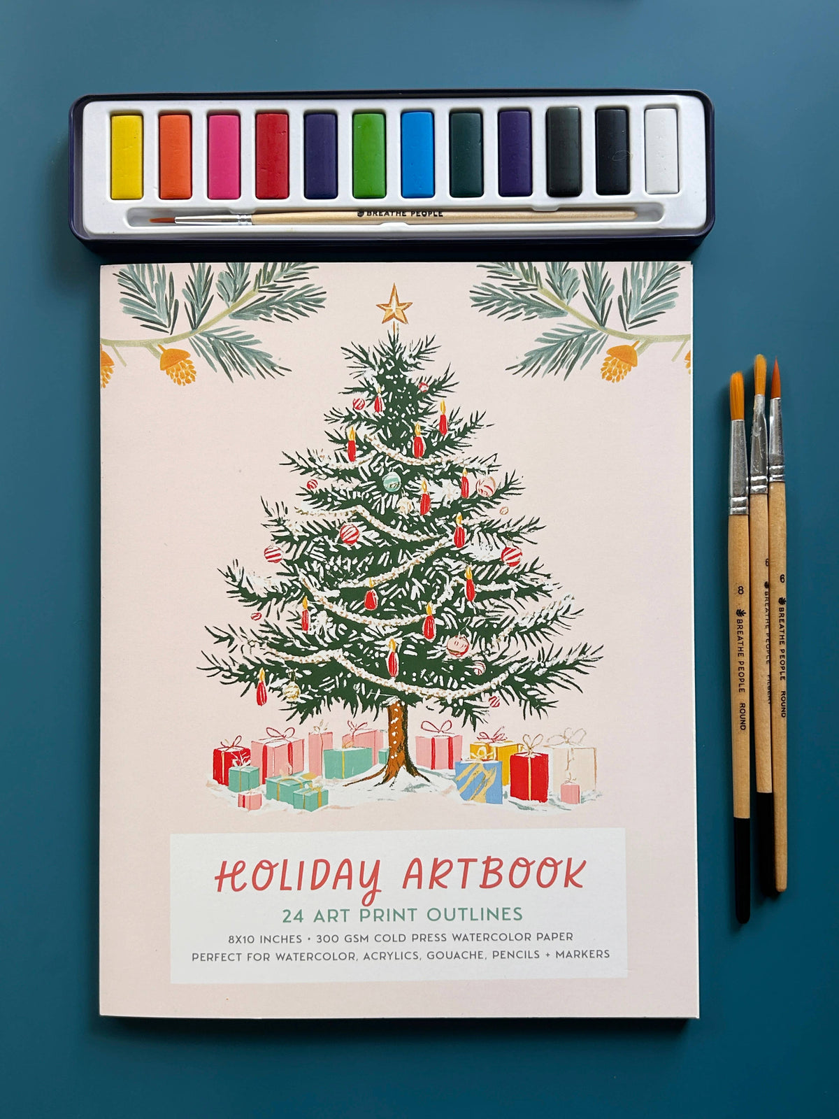 Christmas Coloring Book Gift Set- Ready to Gift Activity