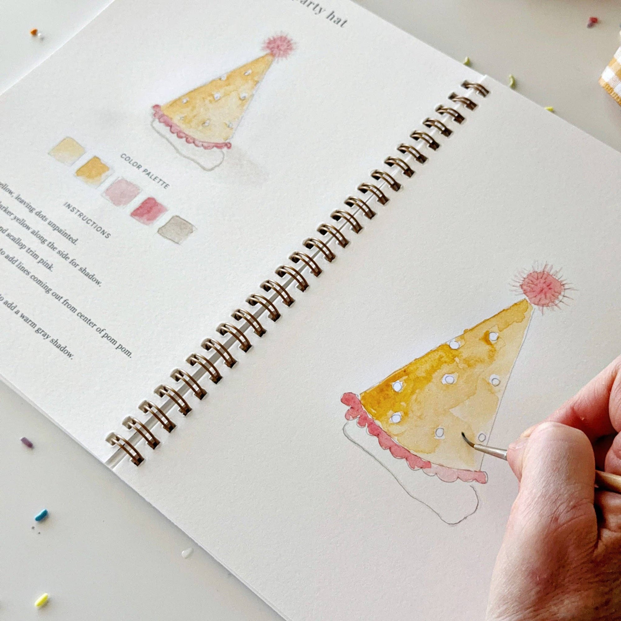 Celebrate watercolor workbook
