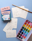 Paintable Watercolor Card Deck - Mediterranean Coast