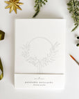 Wreaths paintable watercolor notecard set