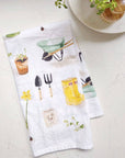 Gardening tea towel