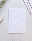 Christmas cheer paintable watercolor notecard set