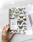 Butterfly + Moth Spiral Bound Notebook