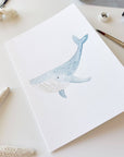 Seaside paintable notecard