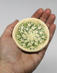 Pottery Dish Bowl - Queen Anne's Lace
