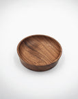 3.5" Walnut Wood Large Condiment Cup