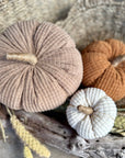 Medium Copper Cross Cord Pumpkin