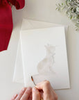 Festive friends paintable notecard