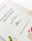Watercolor Sketch Pad for Creatives- Premium Art Supplies