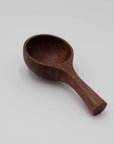 5" Large Walnut Wood Scoop