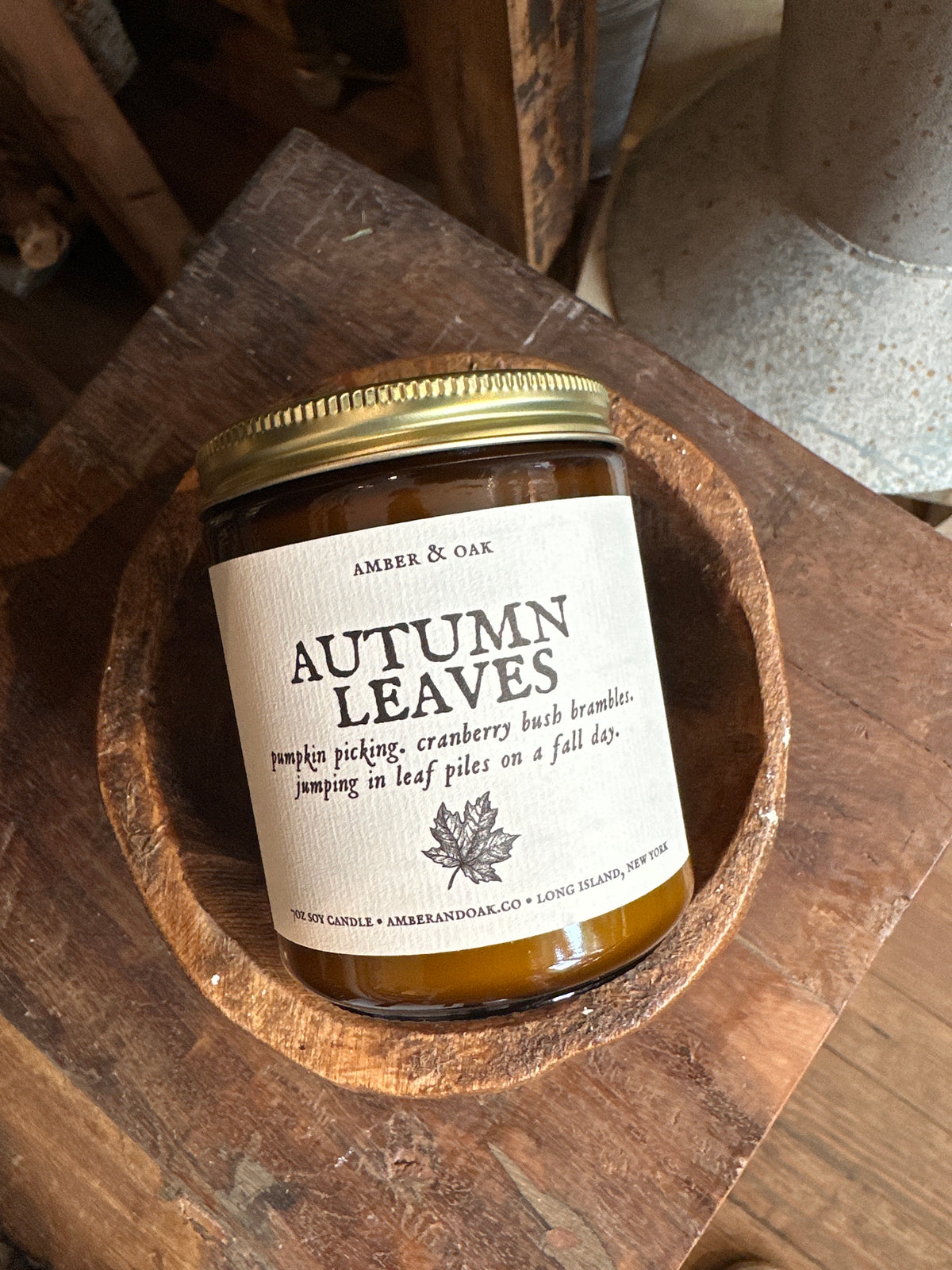 Amber &amp; Oak Candles