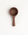 5" Large Walnut Wood Scoop