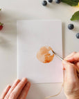 Fruit paintable notecards