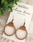 Wood Hoops - Camel