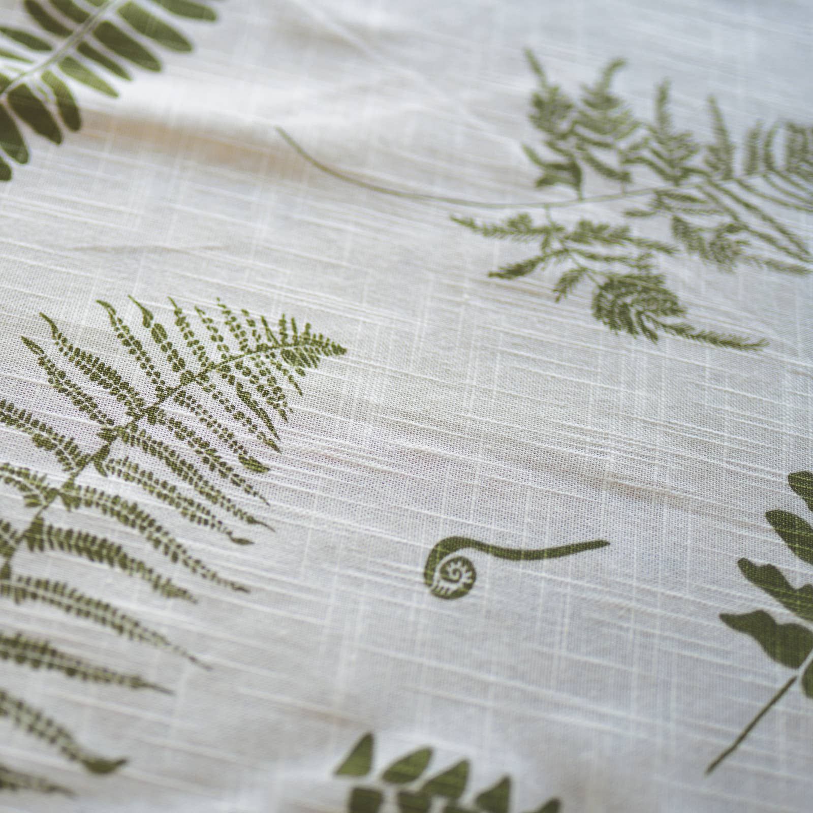 June &amp; December Organic Table Runner Fronds and Ferns