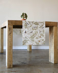 June & December Organic Table Runner Willow Thicket